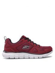 Skechers Sneakersy Scloric 2631/BUBK Bordowy. Czerwone buty sportowe casual Skechers, bez wzorów, z materiału, bez zapięcia. Za 229.99 zł.