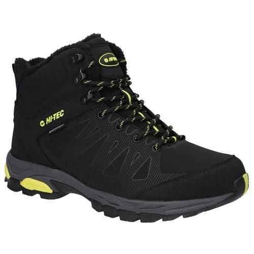 Buty trekkingowe męskie Hi-Tec Raven Insulated Wp. Czarne trekkingi Hi-tec, bez wzorów, z materiału, bez zapięcia. Za 464.00 zł.