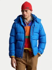 Polo Ralph Lauren Kurtka puchowa 710940237005 Niebieski Regular Fit. Niebieskie kurtki Polo Ralph Lauren, m, bez wzorów, z puchu, bez kaptura. Za 1,459.00 zł.