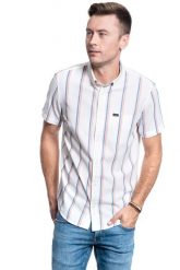 MĘSKA KOSZULA LEE BUTTON DOWN SS REGULAR FIT PAPRIKA L886DHNI 112123625. Koszule Lee, l, bez wzorów, bez kołnierzyka, bez ramiączek. Za 129.99 zł.