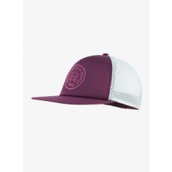 Czapka z daszkiem Rab Cirque Print Cap - mulberry/pewter. Fioletowe czapki z daszkiem RAB, bez wzorów. Za 92.99 zł.