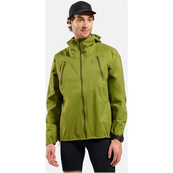 Kurtka męska ODLO Jacket X-ALP WATERPROOF PRO. Zielone kurtki ODLO, l, bez wzorów, z elastanu. Za 1,049.99 zł.