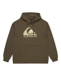 Bluza z kapturem dla Mężczyzn BIG LOGO Brązowy. Zielone bluzy z kapturem Quiksilver, m, bez wzorów, z bawełny, z kapturem. Za 245.40 zł.