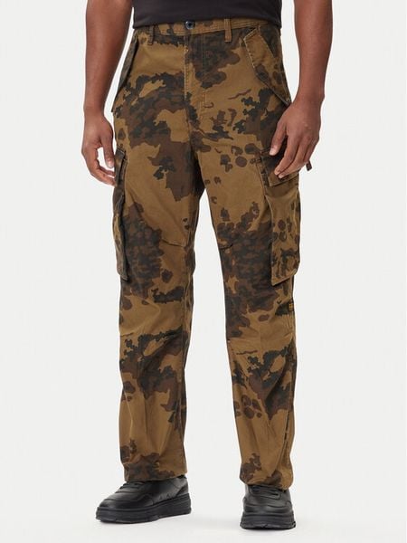 G-Star Raw Spodnie materiałowe R-3N D25224-D553 Zielony Straight Fit. Zielone spodnie materiałowe G-Star Raw, m, bez wzorów, z bawełny, retro. Za 349.99 zł.
