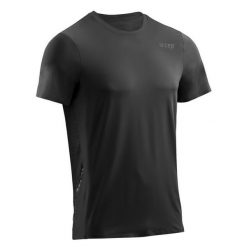 Koszulka sportowa z krótkim rękawem CEP męska. Czarne t-shirty sportowe CEP, bez wzorów, bez ramiączek. Za 199.00 zł.