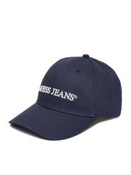 Guess Jeans Czapka z daszkiem WBEO-GJ-U3-002-SS26 Granatowy. Niebieskie czapki z daszkiem Guess Jeans, z aplikacjami, z bawełny. Za 99.99 zł.