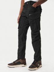 G-Star Raw Spodnie materiałowe Rovic D02190-5126 Czarny Regular Fit. Czarne spodnie materiałowe G-Star Raw, m, bez wzorów, z materiału, retro. Za 639.99 zł.