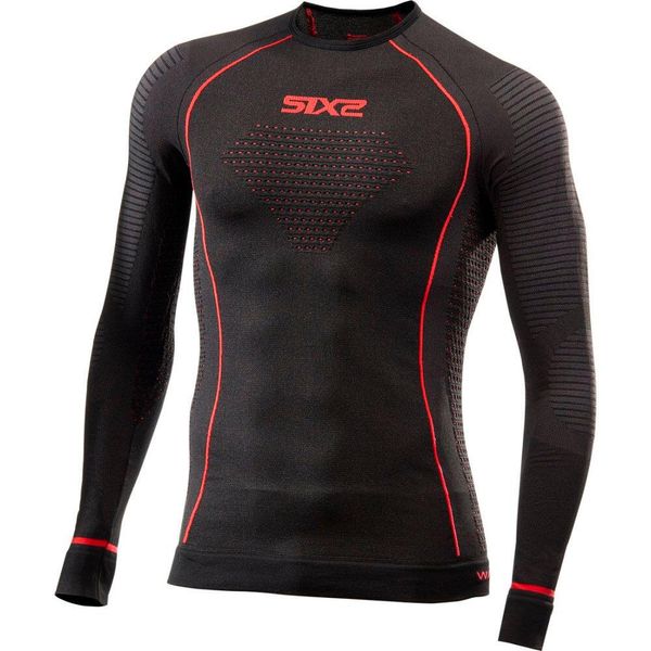 Jersey Sixs TS2W Cu. Czarne bielizna termoaktywna SIXS, m, bez wzorów, z jersey, bez ramiączek, do biegania. Za 361.00 zł.