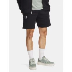 Spodenki Męskie Sportowe Under Armour Na Co Dzień Fleece Short Taping. Czarne krótkie spodenki sportowe Under Armour, m, bez wzorów. Za 229.99 zł.