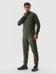 4F Bluza treningowa z materiałów z recyklingu męska S. Szare bluzy 4F, m, bez wzorów, z dzianiny, bez kaptura. Za 229.99 zł.