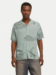 Jack&Jones Koszula Jeff 12268465 Zielony Relaxed Fit. Zielone koszule Jack&Jones, l, bez wzorów, z wiskozy, bez kołnierzyka, bez ramiączek. Za 119.99 zł.