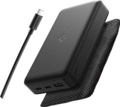 Spigen EA3020 Power Bank 20000 mAh 30W black. Czarne powerbanki . Za 179.90 zł.