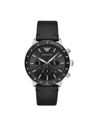 Emporio Armani Zegarek AR11243 Czarny. Czarne, analogowe zegarki Emporio Armani. Za 869.99 zł.