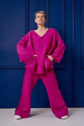 Bluza Sigma Męska Fuksja. Czerwone bluzy Hultaj Polski, m, bez wzorów, z bawełny, bez kaptura. Za 389.00 zł.