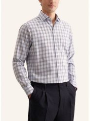 Seidensticker Koszula w kolorze błękitno-brązowym rozmiar: 42. Niebieskie koszule Seidensticker, bez wzorów, z bawełny, bez kołnierzyka, bez ramiączek. Za 137.95 zł.