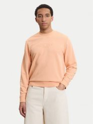 Guess Bluza M6GQ07 K3045 Pomarańczowy Regular Fit. Brązowe bluzy Guess, l, z aplikacjami, z syntetyku, bez kaptura. Za 339.99 zł.