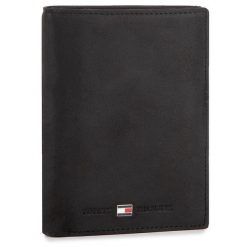 Duży Portfel Męski Tommy Hilfiger. Czarne portfele Tommy Hilfiger, bez wzorów. Za 299.99 zł.