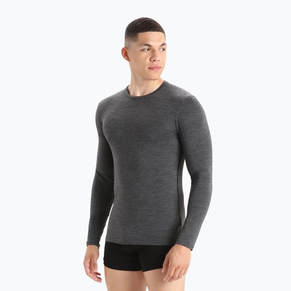 Longsleeve termoaktywny męski icebreaker Merino 150 Anatomica Crewe. Szare bielizna termoaktywna Icebreaker, m, bez wzorów, bez ramiączek. Za 259.99 zł.