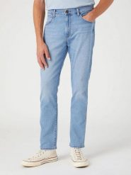 Wrangler Dżinsy - Slim fit - w kolorze błękitnym rozmiar: W31/L34. Niebieskie jeansy Wrangler, l. Za 173.99 zł.