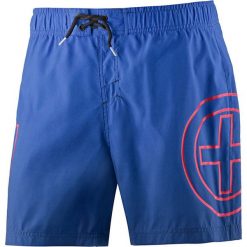 Szorty kąpielowe w kolorze niebieskim. Klapki marki Swimwear. W wyprzedaży za 146.95 zł.