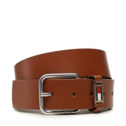 Pasek Męski Tommy Jeans. Brązowe paski Tommy Jeans, bez wzorów, z jeansu. Za 219.99 zł.