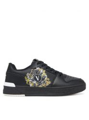 Versace Jeans Couture Sneakersy 78YA3SJ1 Czarny. Czarne buty sportowe casual Versace Jeans Couture, bez wzorów, z jeansu, bez zapięcia. Za 989.99 zł.