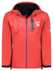 Geographical Norway Kurtka softshellowa "Raoul" w kolorze czerwonym rozmiar: S. Czerwone kurtki outdoor i hardshell Geographical Norway, s, bez wzorów, bez kaptura. Za 169.45 zł.