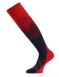 Skarpety narciarskie uniseks Lasting FWM 393 Merino 85%. Czerwone skarpety LASTING, bez wzorów, z dzianiny. Za 139.90 zł.