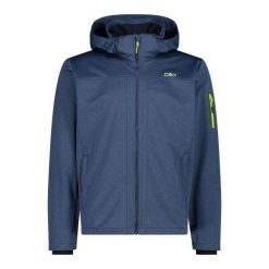 Kurtka turystyczna z kapturem CMP. Niebieskie kurtki softshell CMP, na wiosnę, bez wzorów, z softshellu, z kapturem. Za 380.50 zł.