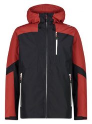 CMP Kurtka funkcyjna w kolorze czarno-czerwonym rozmiar: 56. Czarne kurtki outdoor i hardshell CMP, bez wzorów, z tkaniny, bez kaptura. Za 198.36 zł.