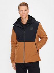4F Kurtka softshell 4FAW23TSOFM155 Brązowy Regular Fit. Brązowe kurtki outdoor i hardshell 4F, m, bez wzorów, z softshellu, bez kaptura. Za 199.99 zł.
