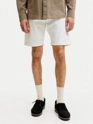 Jack & Jones Szorty jeansowe Rick 12294338 Biały Regular Fit. Białe szorty Jack & Jones, l, bez wzorów, z bawełny. Za 169.99 zł.