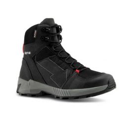 Buty trekkingowe męskie Alpina Tracker Mid. Czarne trekkingi Alpina, bez wzorów, bez zapięcia. Za 289.99 zł.