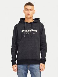 Jack&Jones Bluza Alvis 12256848 Czarny Standard Fit. Czarne bluzy Jack&Jones, m, bez wzorów, z bawełny, bez kaptura. Za 89.99 zł.
