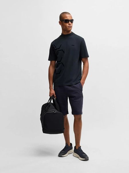 Hugo Boss Fashion Koszulka w kolorze granatowym rozmiar: L. Niebieskie bezrękawniki Hugo Boss Fashion, l, bez wzorów, z bawełny, bez kołnierzyka, bez ramiączek. Za 257.45 zł.