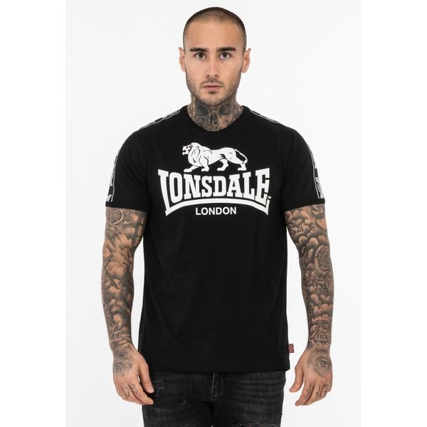 Koszulka Lonsdale Stour. Białe t-shirty sportowe Lonsdale, bez wzorów, bez ramiączek, na fitness i siłownię. Za 173.50 zł.
