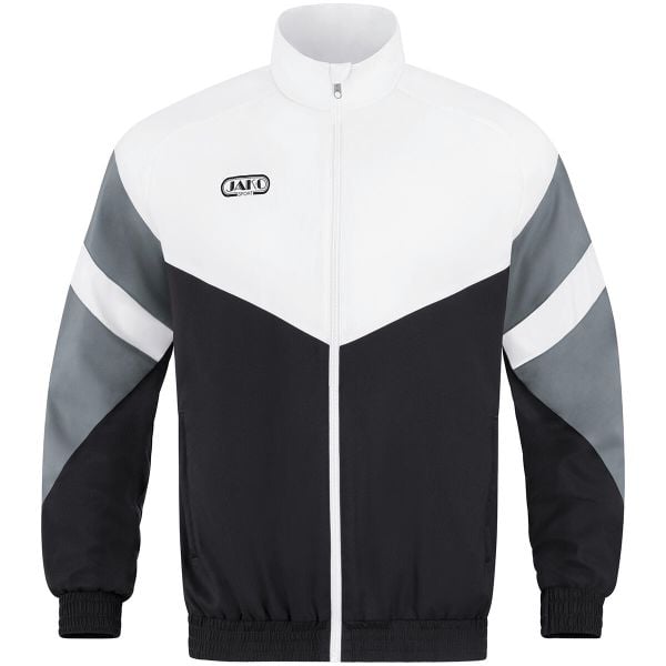 Kurtka Jako Retro. Białe kurtki JAKO, s, bez wzorów, z materiału, z kapturem. Za 220.40 zł.