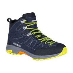Buty trekkingowe męskie Alpinus Tromso High Tactical. Niebieskie buty trekkingowe Alpinus, bez wzorów, bez zapięcia. Za 499.00 zł.
