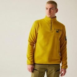 Affinity Męski polar narciarski. Żółte bluzy z polaru Dare 2B, na zimę, m, bez wzorów, z polaru, bez kaptura. Za 89.99 zł.