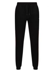 Wrangler Spodnie dresowe "Papillon" w kolorze czarnym rozmiar: L. Czarne spodnie treningowe długie Wrangler, l, bez wzorów, z bawełny. Za 96.60 zł.