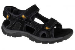 Sandały męskie, Giles Oxfors Sandal. Czarne sandały CATerpillar, z materiału, bez zapięcia. Za 439.00 zł.