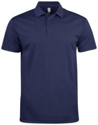 Clique Basic Active Polo – 100% poliester, dark navy, klasyczne dopasowanie. Niebieskie sztyblety CLIQUE, bez wzorów, z poliesteru, bez obcasa, bez zapięcia. Za 118.33 zł.