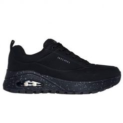 Buty do chodzenia męskie Skechers Uno Rugged Wat-air-proof. Czarne buty sportowe casual Skechers, bez wzorów, z materiału, bez zapięcia. Za 496.00 zł.