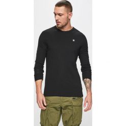 G-Star Raw - Longsleeve. Czarne bluzki z długim rękawem G-Star Raw, m, bez wzorów, z bawełny, bez kołnierzyka, bez ramiączek. W wyprzedaży za 119.90 zł.