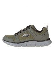 Skechers Sneakersy "Track" w kolorze khaki rozmiar: 44. Brązowe buty sportowe casual Skechers, bez wzorów, bez zapięcia. Za 202.03 zł.