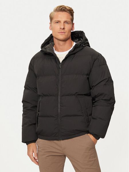 United Colors Of Benetton Kurtka puchowa 2JF8UN05E Czarny Regular Fit. Czarne kurtki United Colors Of Benetton, m, bez wzorów, z puchu, bez kaptura. Za 689.99 zł.