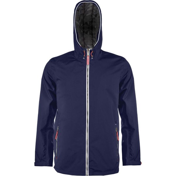 Kurtka Kariban Imperméable Unisexe. Niebieskie kurtki KARIBAN, m, bez wzorów, z poliamidu, bez kaptura. Za 323.00 zł.