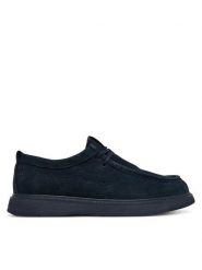 Tommy Hilfiger Półbuty Comfort Nubuck Moc Toe Shoe FM0FM05975 Granatowy. Niebieskie eleganckie półbuty Tommy Hilfiger, bez wzorów, z nubiku, bez obcasa, bez zapięcia. Za 649.99 zł.
