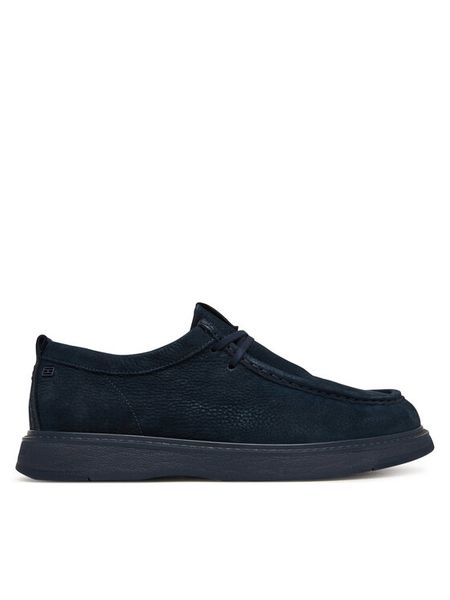 Tommy Hilfiger Półbuty Comfort Nubuck Moc Toe Shoe FM0FM05975 Granatowy. Niebieskie eleganckie półbuty Tommy Hilfiger, bez wzorów, z nubiku, bez obcasa, bez zapięcia. Za 649.99 zł.