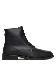 Tommy Hilfiger Kozaki Corporate FM0FM05577 Czarny. Czarne kozaki Tommy Hilfiger, bez wzorów, ze skóry, bez obcasa, bez zapięcia. Za 799.99 zł.